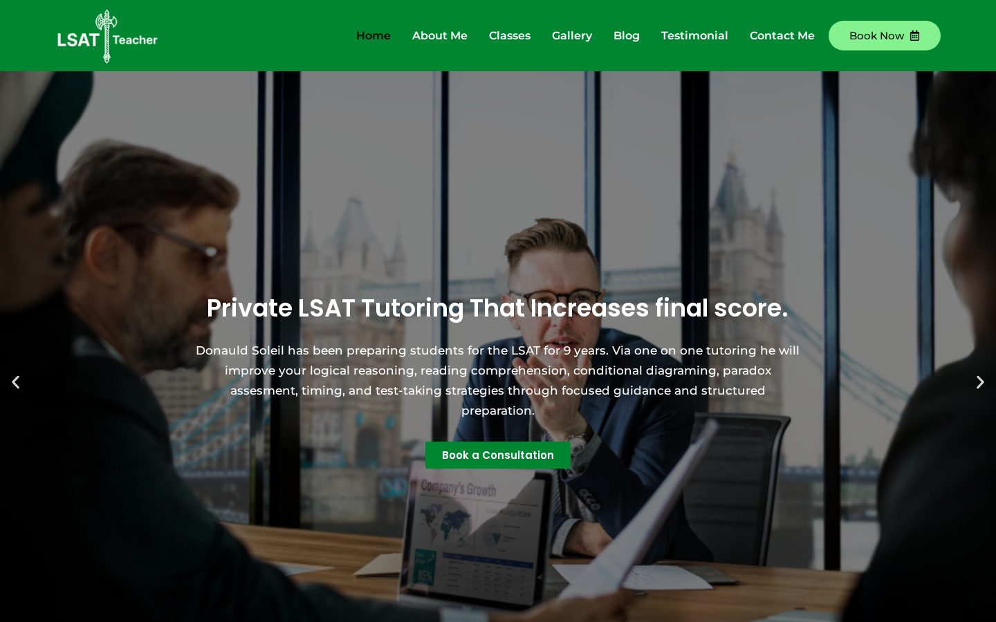 LSAT Teacher homepage hero